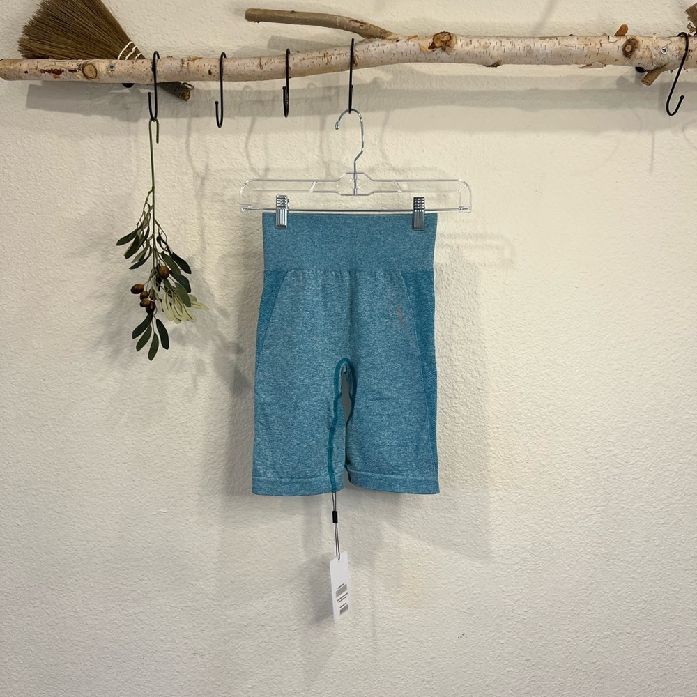 Gymshark Flex Cycling Shorts Blue Size Small